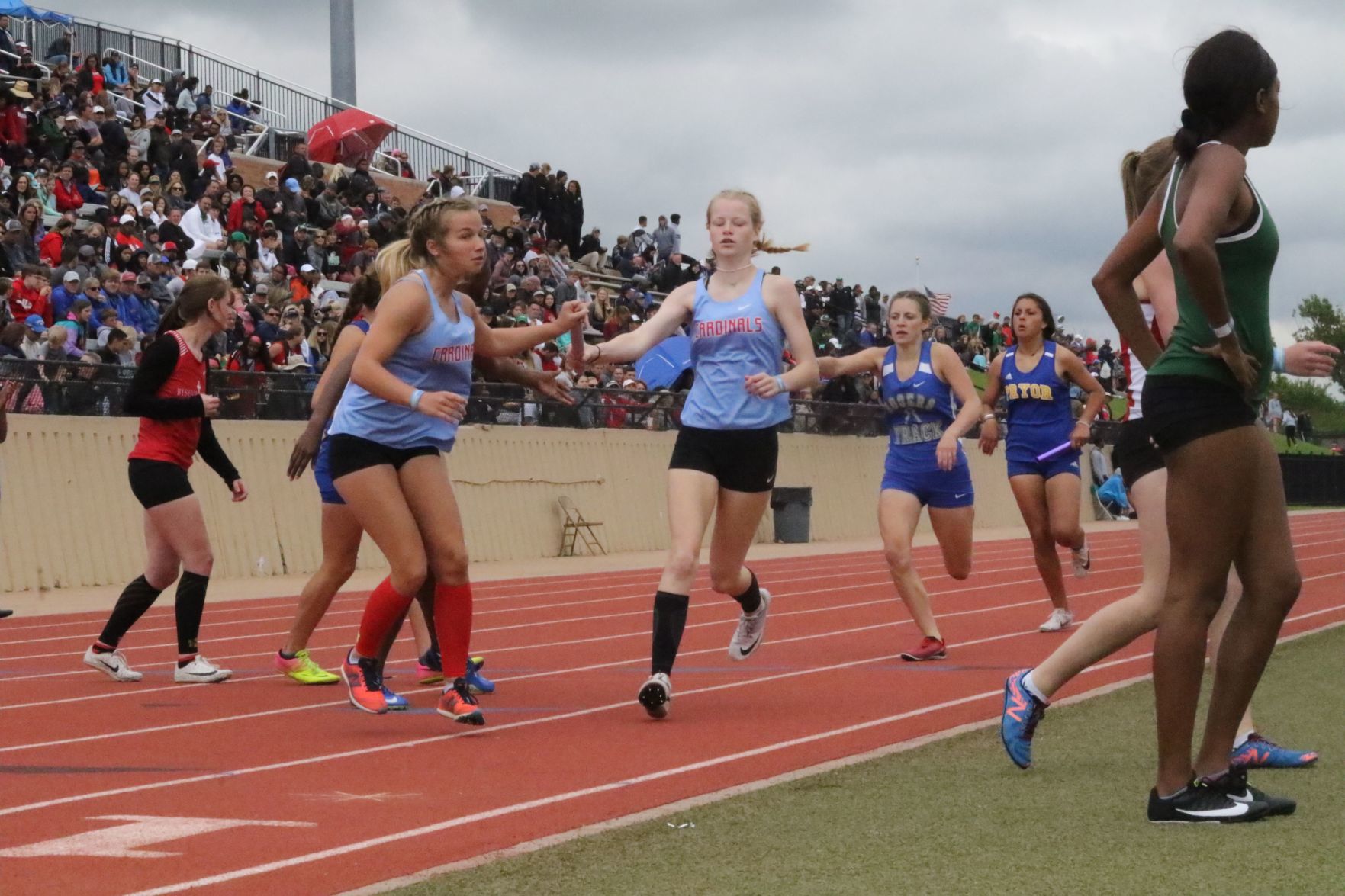 Collinsville Track at State Meet